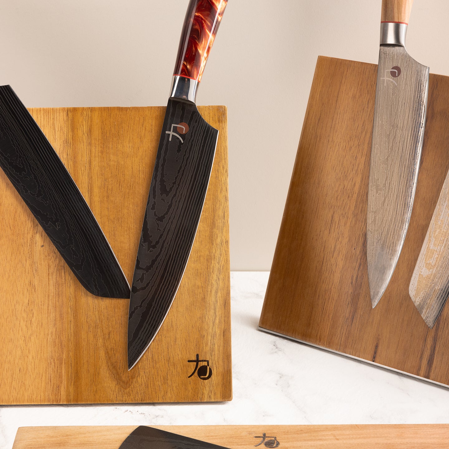 Cuchillo macheta mango de madera MasterPRO Tetsu 17.5 cm (2)
